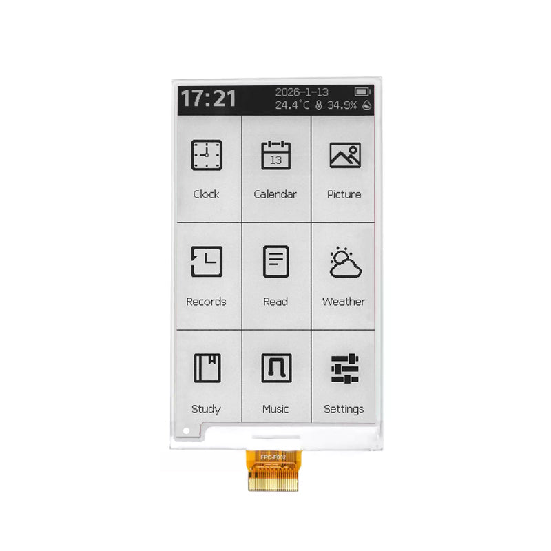 3.7 Inch E Ink Display 416×240 SPI Black White Red 3-Color Electronic Paper Screen
