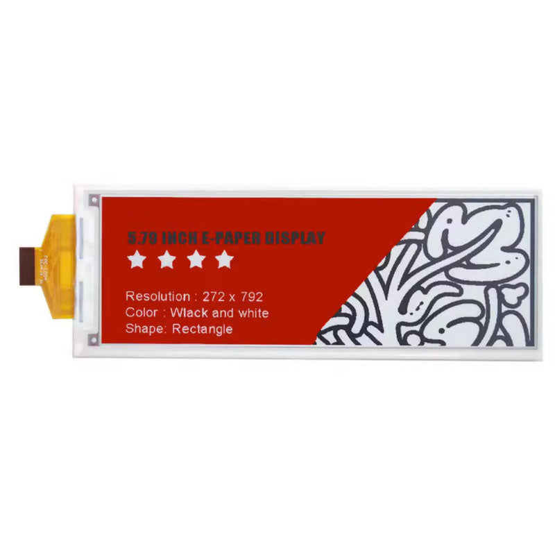 5.79 Inch Long Strip E-ink Screen 792x272 High-resolution Color SPI E ...