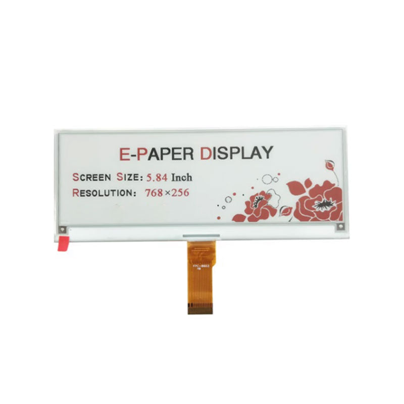 5.84 Inch Black White And Red E-ink Screen Long Strip E-paper Screen ...