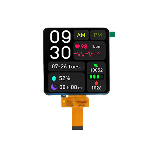 5 Inch Square Display 720×720 30-Pin MIPI IPS LCD Screen with Optional Touch & HDMI Driver Board