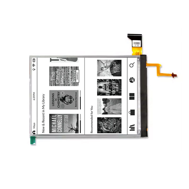 6 Inch Electronic Ink Screen 800x600 Electronic Paper Touch Screen With Front Light