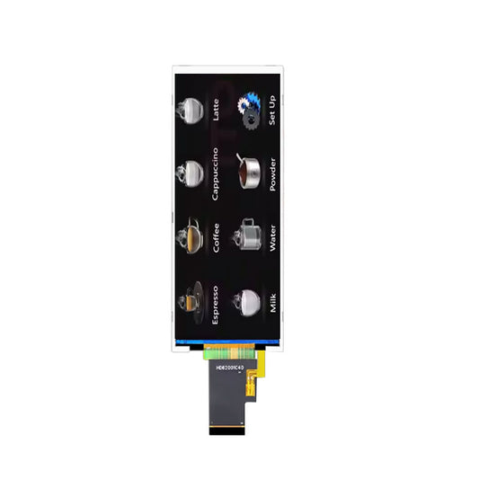 6.2 Inch Bar Display 360x960 Full Viewing Angle IPS TFT LCD Display With HDMI Driver Board