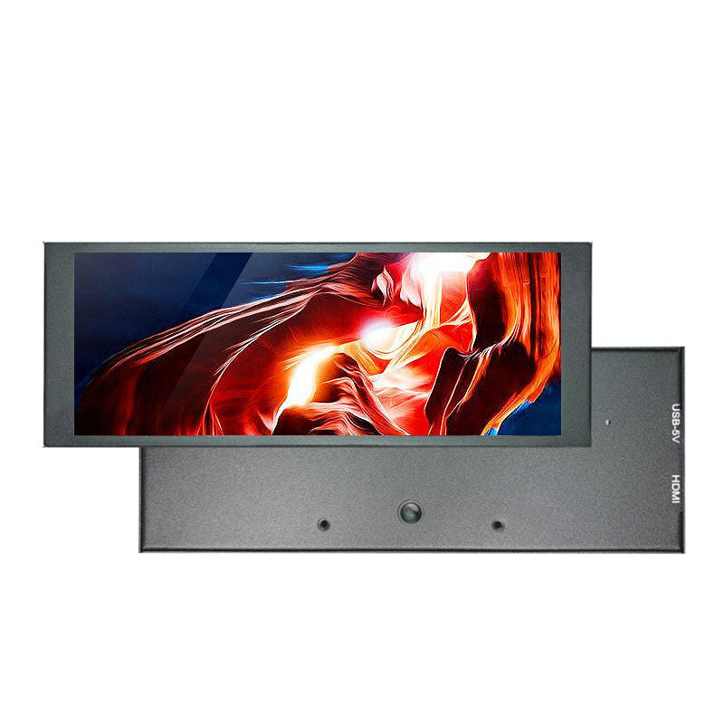 6.9 Inch Stretched Bar LCD IPS Viewing Angle 480x1280 Bar Display With Touch