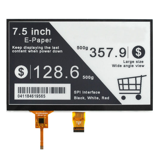 7.5 Inch Electronic Ink Screen 800x480 Electronic Paper Touch Screen