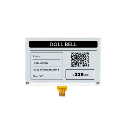 7.5 Inch E Ink Display 800×480 Fast Refresh SPI Black & White E-Paper Screen