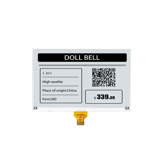 7.5 Inch E Ink Display 800×480 Fast Refresh SPI Black & White E-Paper Screen