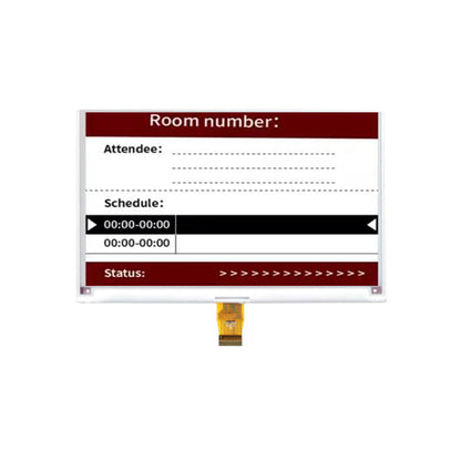 7.5 Inch Tri-Color E Ink Display 800×480 SPI Black White Red E-Paper Screen