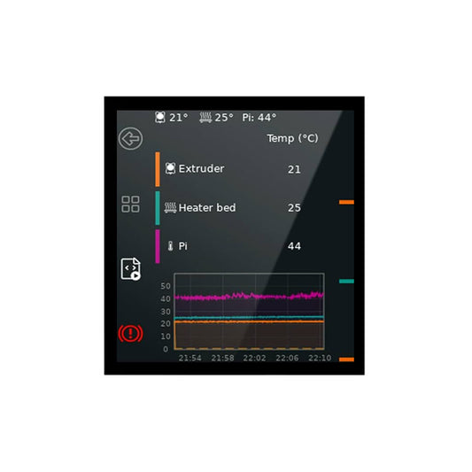 7.6 Inch Monitor 800x800 MIPI HDMI Square LCD Monitor