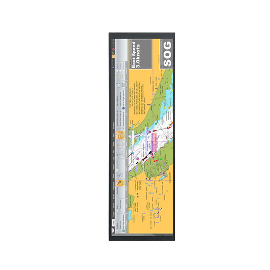 7.8 Inch TFT LCD Display LVDS 400×1280 High Brightness Display For Marine Display