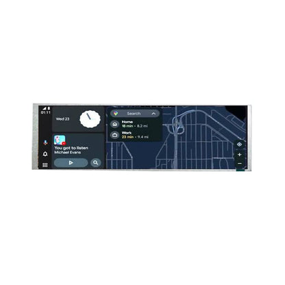 7.84 Inch Bar Display 400×1280 IPS Touchscreen with HDMI Driver Board for Raspberry Pi