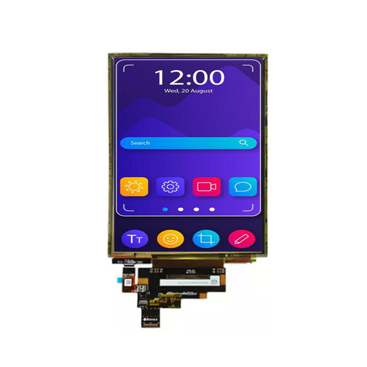 7.8 Inch Flexible OLED Display MIPI 1440×1920 OLED Display with Capacitive Touch & Optional HDMI-to-MIPI Driver Board