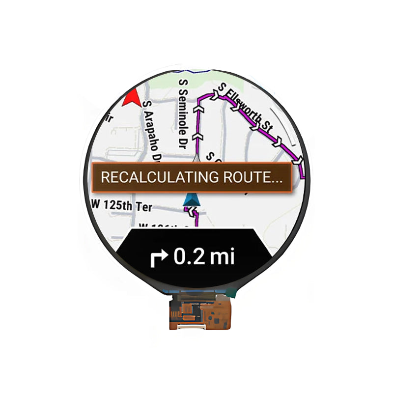 8.2 Inch Round Display 1080×1080 IPS Circular Display with In-Cell Touch & HDMI/Android Board
