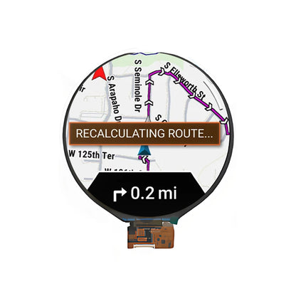 8.2 Inch Round Display 1080×1080 IPS Circular Display with In-Cell Touch & HDMI/Android Board