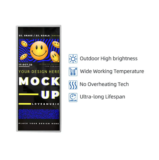 9.3 Inch High Brightness Display 750nits IPS 600x1600 MIPI TFT LCD Display