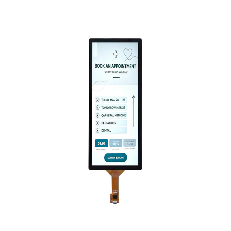 8.1 Inch Stretched LCD Display MIPI 600×1600 Bar Display with Touch & HDMI Driver Board