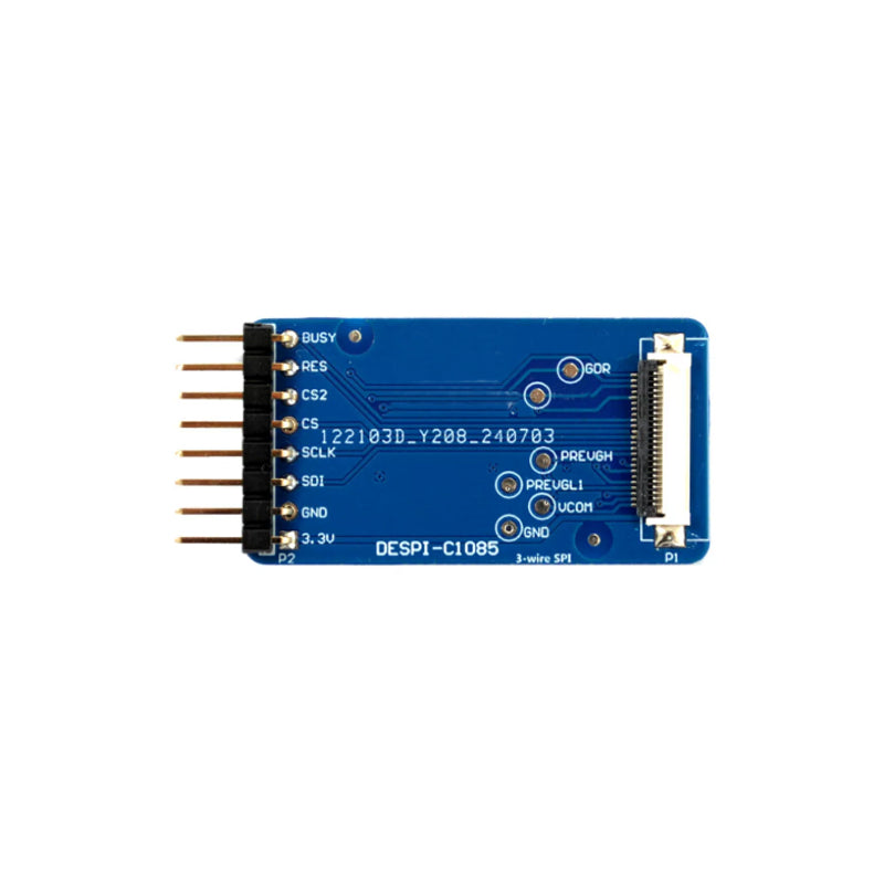 10.85 Inch E-Paper Display 1360×480 SPI Low-Power E-Ink Screen