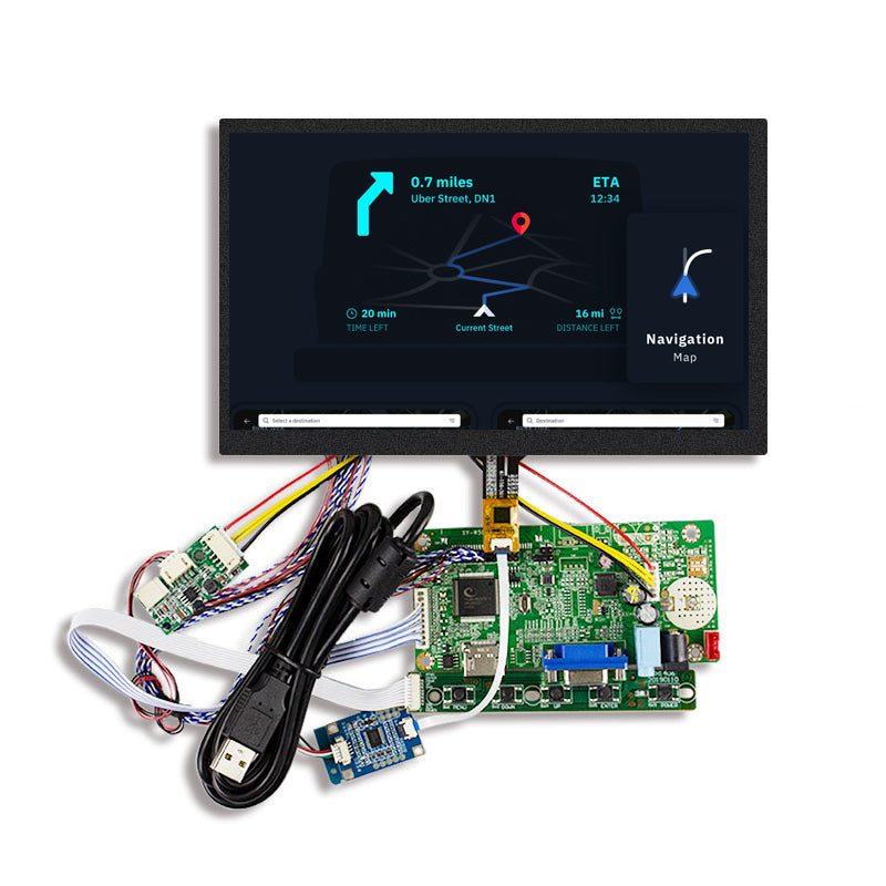 DJ080IA-11A Innolux 8 inch 1280x720 High Brightness Sunlight Readable LCD Screen With Driver Board