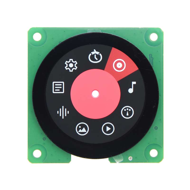 Lua Touch Screen Examples 1.6 Inch Circular UI Serial Screen configuration LUA Script 400x400 Se ...