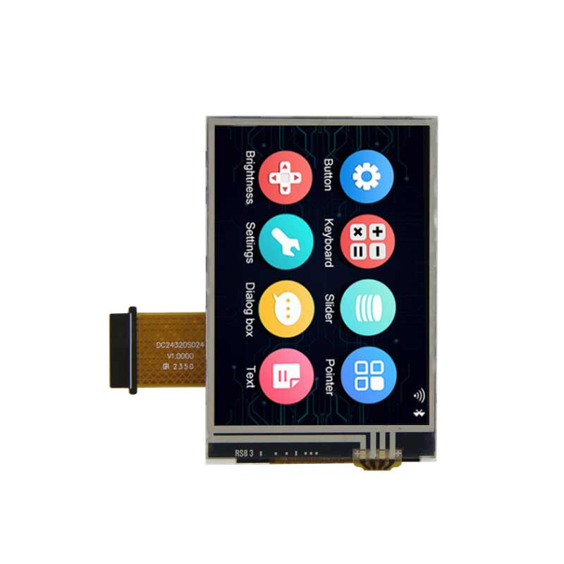 2.4 Inch Ultra-thin Serial TFT Display Low Power Consumption Script Configuration Serial Port Screen With Resistive Touch/ Capacitive Touch For Medical