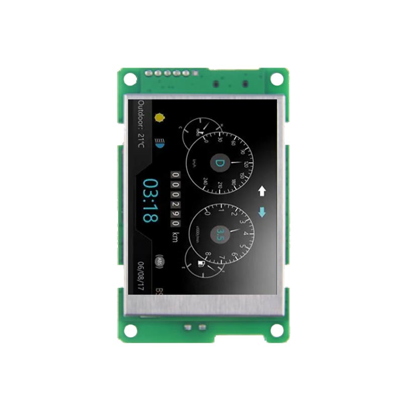 2.4 Inch Serial Screen 10P Interface 240x320 Configuration Script Serial TFT Display With Resistive Touch For Medical