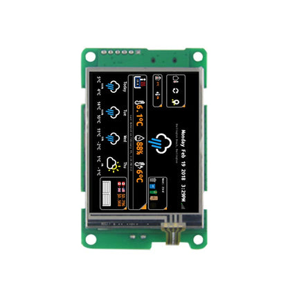 2.4 Inch Serial Screen 10P Interface 240x320 Configuration Script Serial TFT Display With Resistive Touch For Medical