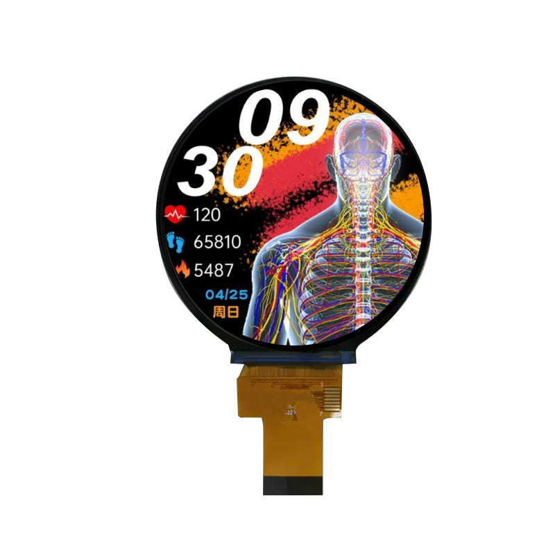 2.8 Inch Round Display MIPI 480×480 IPS Full-View Circular Display with Capacitive Touch & HDMI Driver Board