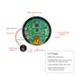3.4 Inch Circular UI Serial Screen 800x800 Configuration LUA Script Serial TFT Display With Capacitive Touch For Medical
