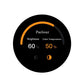 3.4 Inch Circular UI Serial Screen 800x800 Configuration LUA Script Serial TFT Display With Capacitive Touch For Medical