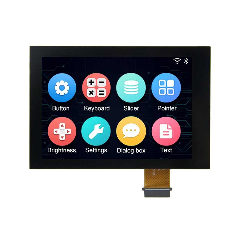 3.5 Inch Ultra-thin Serial TFT Display 240x320 Low Power Consumption Script Configuration UART TFT Display With Capacitive Touch For Medical