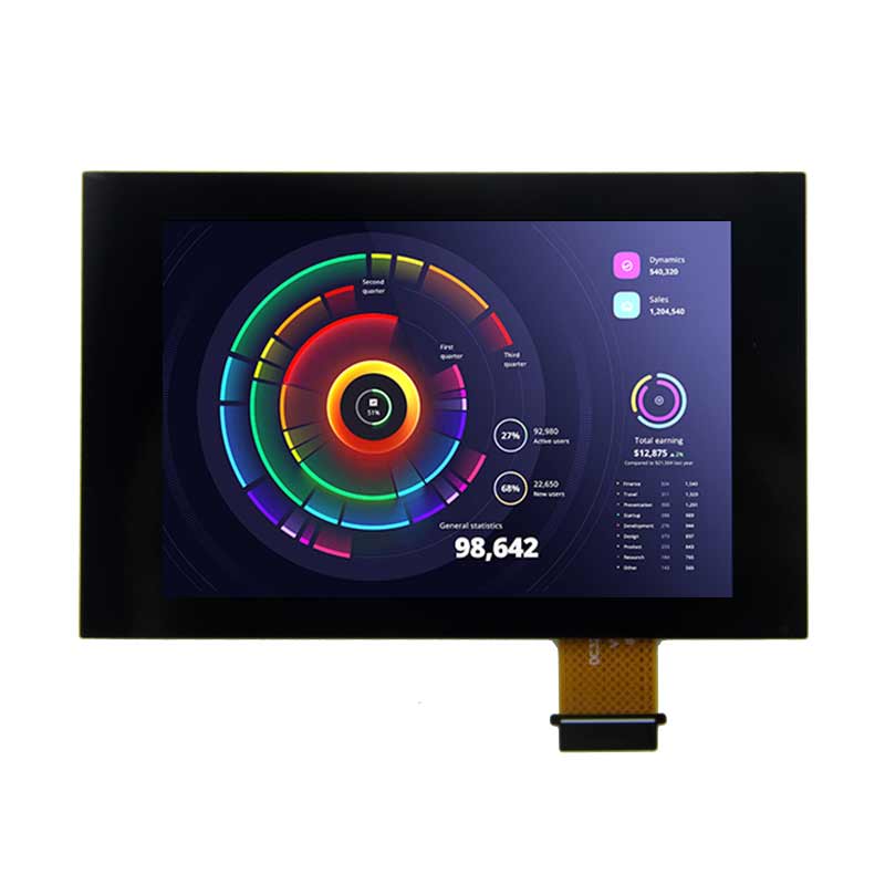 3.5 Inch Ultra-thin Serial TFT Display 240x320 Low Power Consumption Script Configuration UART TFT Display With Capacitive Touch For Medical