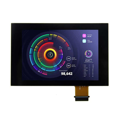 3.5 Inch Ultra-thin Serial TFT Display 240x320 Low Power Consumption Script Configuration UART TFT Display With Capacitive Touch For Medical