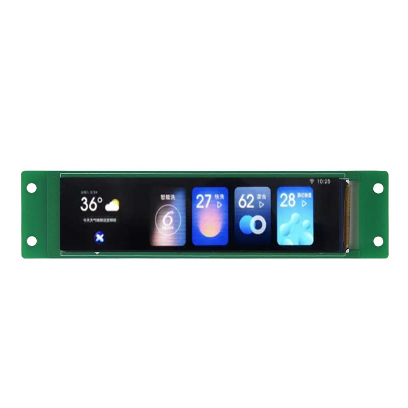 3.7 Inch Serial Screen 240x960 IPS Full-Viewing Strip Configuration Script Serial TFT Display With Capacitive Touch For Medical