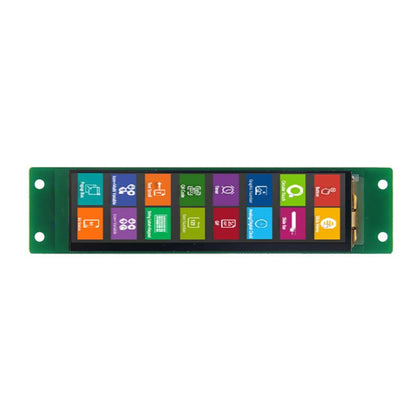 3.7 Inch Serial Screen 240x960 IPS Full-Viewing Strip Configuration Script Serial TFT Display With Capacitive Touch For Medical