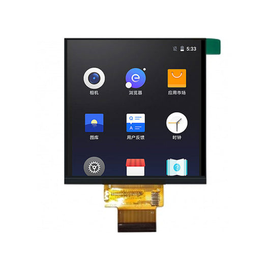 3.92 Inch 320x320 Square LCD Display RGB/MCU/SPI Interface LCD Screen With Touch