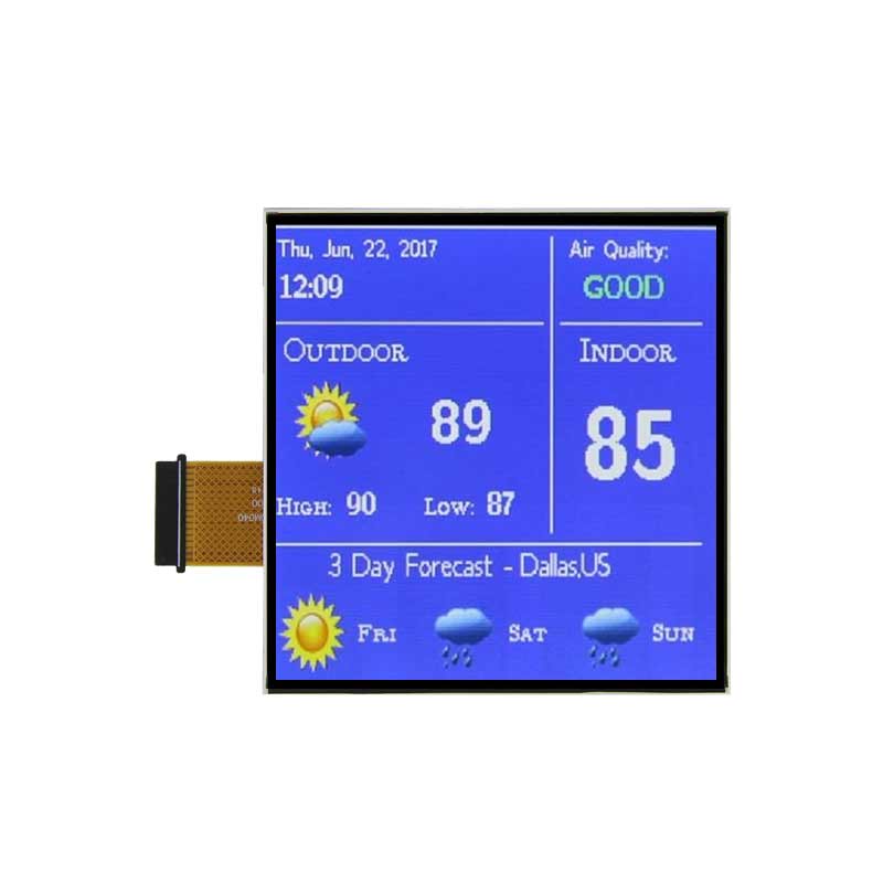 4 Inch Ultra-thin Serial TFT Display 480x480 Low Power Consumption Script Configuration Intelligent Display With Capacitive Touch For Medical