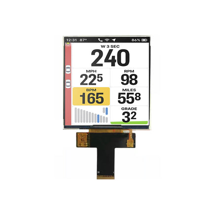 4 Inch IPS LCD Display 720×720 MIPI High Brightness Wide Viewing Angle Square LCD Screen