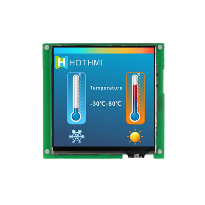 4 Inch RS232 Serial Port Screen 480x480 Configuration Script Serial TFT Display With Capacitive Touch/Resistive Touch For Medical