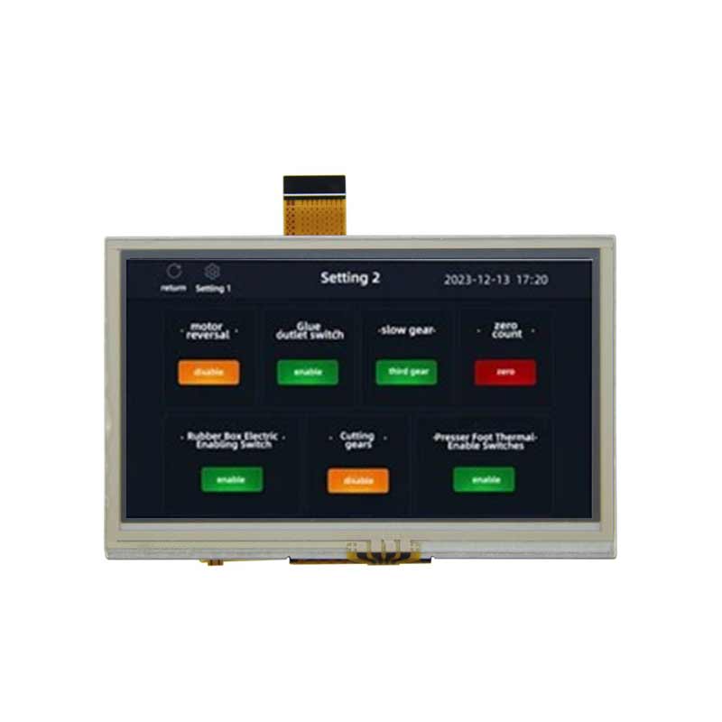 4.3 Inch 480x272 Serial TFT Display Ultra-thin TTL Configuration LUA Smart Display With Resistive Touch/ Capacitive Touch For Medical