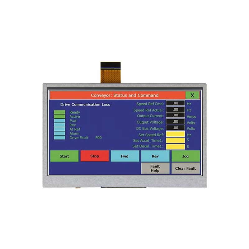 4.3 Inch 480x272 Serial TFT Display Ultra-thin TTL Configuration LUA Smart Display With Resistive Touch/ Capacitive Touch For Medical