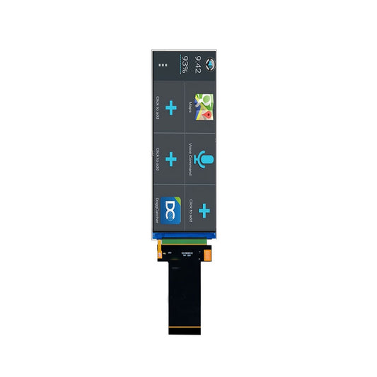 4.58 Inch Bar LCD Display 320x960 SPI RGB LCD Module With Touch HDMI Kit