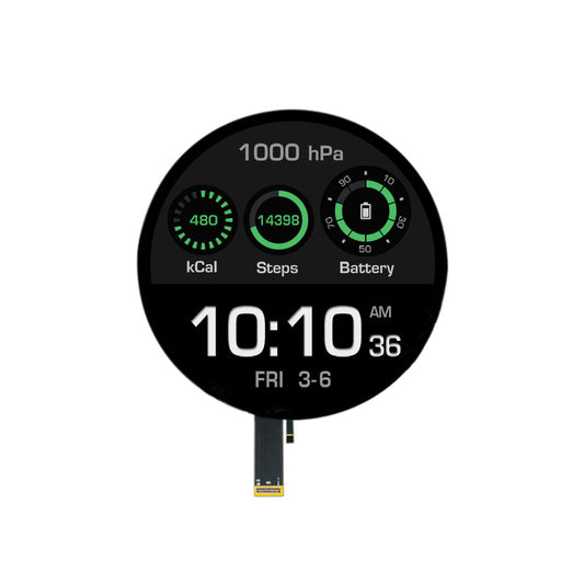5 Inch Circular Display High-definition Full-viewing 1080x1080 MIPI Interface Round Screen