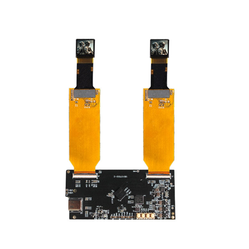 0.5 Inch Micro OLED Display MIPI 1600×1200 1000nits High Brightness Dual OLED Display With Type-c Driver Board For EVF AR Red Dot Sight Display Solutions