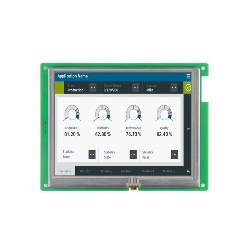 5.6 Inch Serial Screen 640x480 RS232 Configuration Script Serial TFT Display With Capacitive Touch/Resistive Touch For Medical.