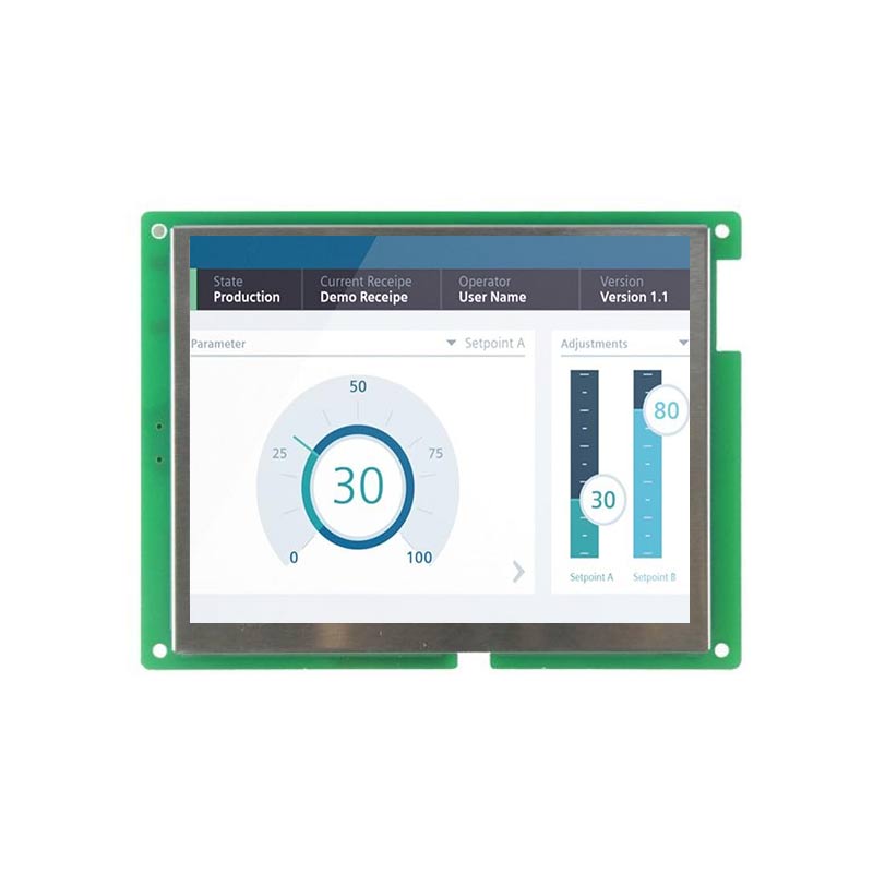 5.6 Inch Serial Screen 640x480 RS485 Configuration Script Serial TFT Display With Capacitive Touch/Resistive Touch For Medical.