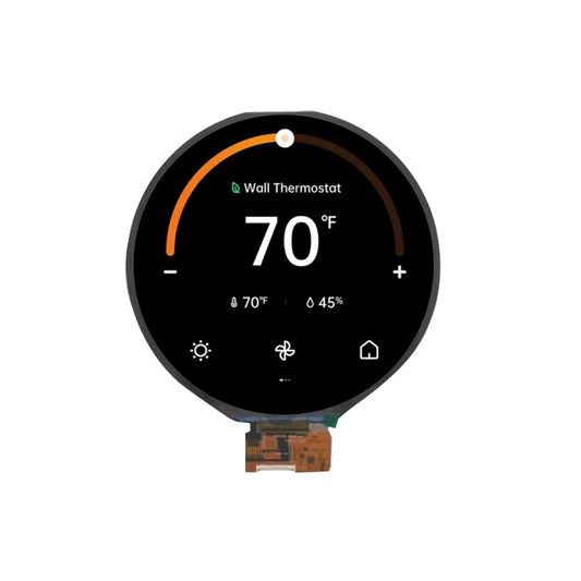 7 Inch Round LCD Display 1080×1080 40-Pin MIPI 1000 nits High Brightness Circular Screen with Android Board