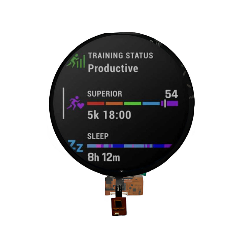 7 Inch Round Display MIPI 1080×1080 High Brightness 1000nits IPS Circular Display with Capacitive Touch & HDMI Driver Board