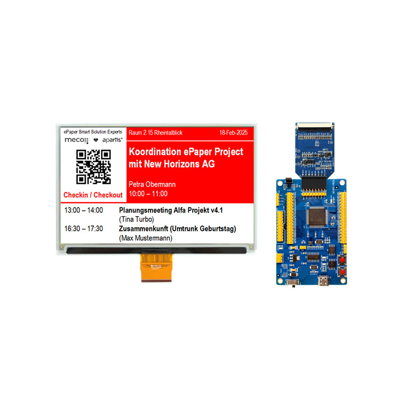 7.3 Inch Color E-Ink E-Paper Display 800×480 Black White Red Yellow Blue 50-Pin Electronic Paper Screen