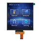7.6 Inch Square Display 800x800 MIPI 1000nits High Brightness TFT LCD Display With Capacitive Touch With HDMI Board