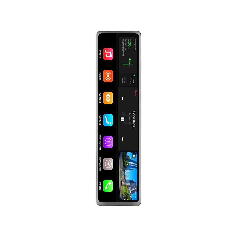 11.3 Inch Stretched LCD Display 440×1920 40-Pin MIPI Bar Display with Touch & HDMI Driver Board