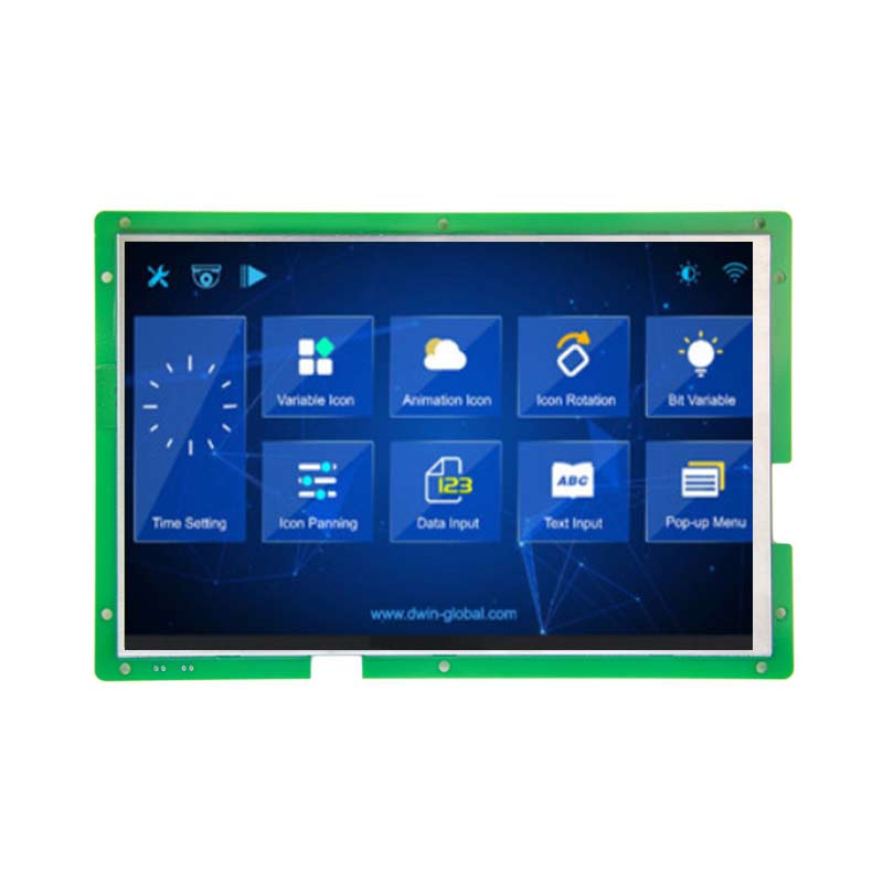 10.1 Inch AV Input Serial Port Screen 800x1280 Configuration LUA Serial TFT Display With Capacitive Touch